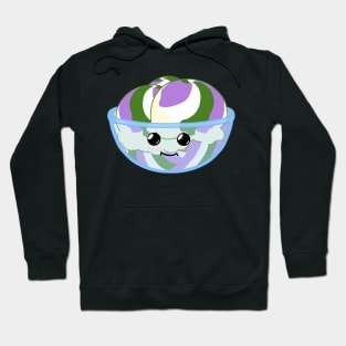 Gender queer ice cream pride Hoodie